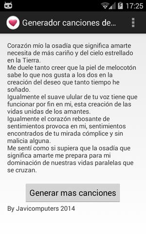 Generador De Canciones De Amor For Android Apk Download