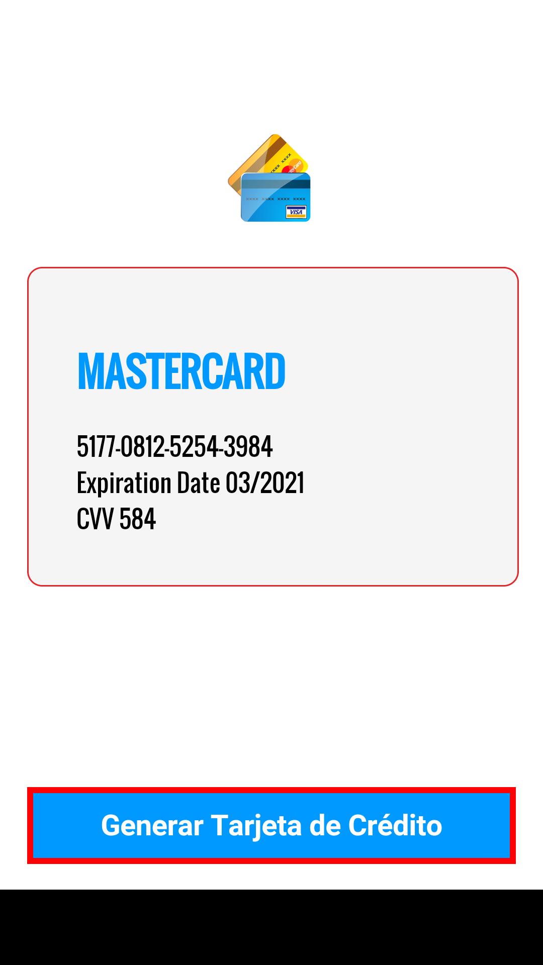 Tarjetas De Credito For Android Apk Download