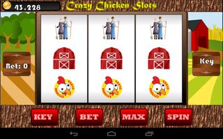 Crazy Chicken Slots Affiche