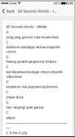 Lyric and Chord Korean Song Infinite Ekran Görüntüsü 2