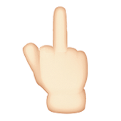 Middle Finger Emoji Free ikona