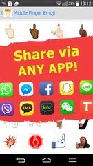 Baixar Middle Finger Emoji Free APK