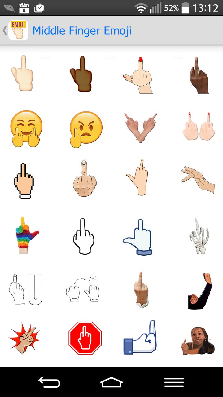 Middle Finger Emoji Free For Android Apk Download - roblox middle finger emoji