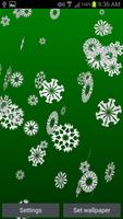 Snowflakes Live Wallpaper ภาพหน้าจอ 1