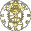 Brass Gears Clock LWP Free