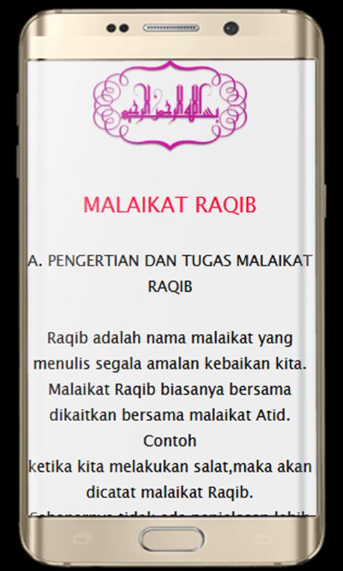 Tugas malaikat raqib