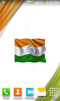 Indian Animated Flag Wallpaper capture d'écran 3