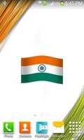 Indian Animated Flag Wallpaper capture d'écran 1