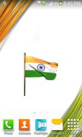 Indian Animated Flag Wallpaper capture d'écran 2