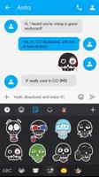 Keyboard Sticker Black Skull Ⅱ screenshot 3