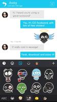 Keyboard Sticker Black Skull Ⅱ screenshot 2