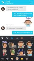 GO Keyboard Sticker Garry screenshot 2