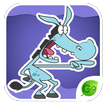 GO Keyboard Sticker Donkey
