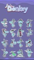 GO Keyboard Sticker Donkey screenshot 1