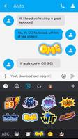 GO Keyboard Sticker Hot Words screenshot 3