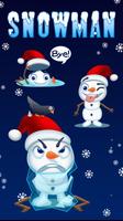 GO Keyboard Sticker Snowman poster