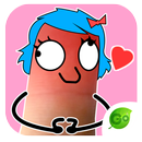 Keyboard Sticker Silly Finger2 APK