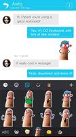 Keyboard Sticker Silly Finger2 screenshot 2