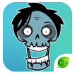 GO Keyboard Sticker Zombie