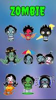 GO Keyboard Sticker Zombie screenshot 1