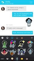 GO Keyboard Sticker Zombie screenshot 2