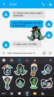 GO Keyboard Sticker Zombie screenshot 3