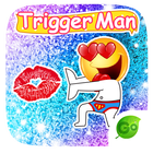 Keyboard Sticker Trigger Man ikon
