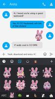 Keyboard Sticker Witty Rabbit screenshot 3