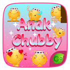 Keyboard Sticker Anak Chubby icône