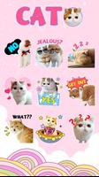 GO Keyboard Sticker Cat screenshot 1