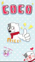 GO Keyboard Sticker Coco poster