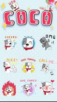 GO Keyboard Sticker Coco screenshot 1