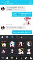 GO Keyboard Sticker Coco screenshot 3