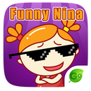 GO Keyboard Sticker Funny Nina APK