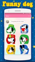 GO Keyboard Sticker Funny Dog poster