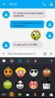 GO Keyboard Sticker Halloween screenshot 2