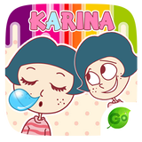 GO Keyboard Sticker Karina icon