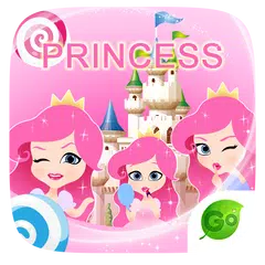 GO Keyboard Sticker Princess