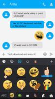 2 Schermata GO Keyboard Sticker Rage Emoji