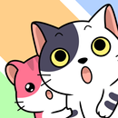 Keyboard Sticker Navyblue Cat APK