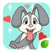 GO Keyboard Sticker Bunny