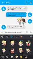 GO Keyboard Cupid Sticker screenshot 1