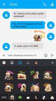 GO Keyboard sticker Cute تصوير الشاشة 2