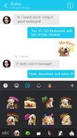 GO Keyboard sticker Cute تصوير الشاشة 3