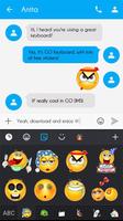 GO Keyboard Sticker Emoticon 2 imagem de tela 2