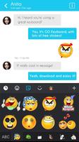 GO Keyboard Sticker Emoticon 2 imagem de tela 3