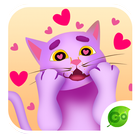 GO Keyboard Sticker Cute Cat Emoji アイコン