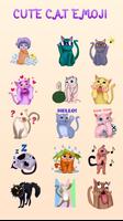 GO Keyboard Sticker Cute Cat Emoji スクリーンショット 1