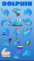 GO Keyboard Sticker Dolphin capture d'écran 1