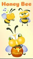 GO Keyboard Sticker Honey Bee Affiche